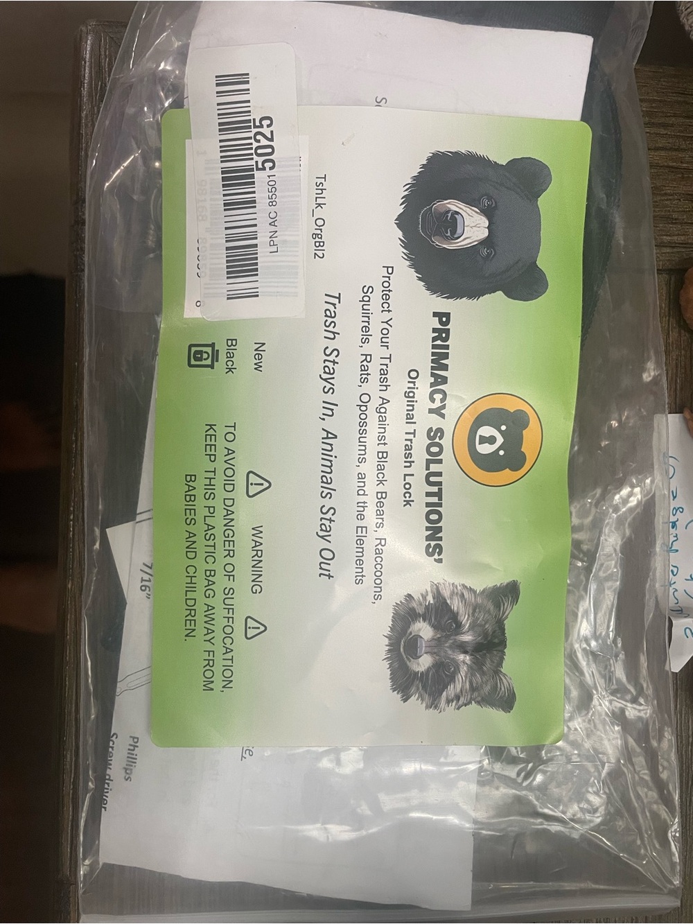 Trash Lockers Original Trash Lock-New in Package